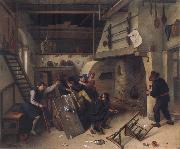 Jan Steen Card players quarrelling France oil painting artist